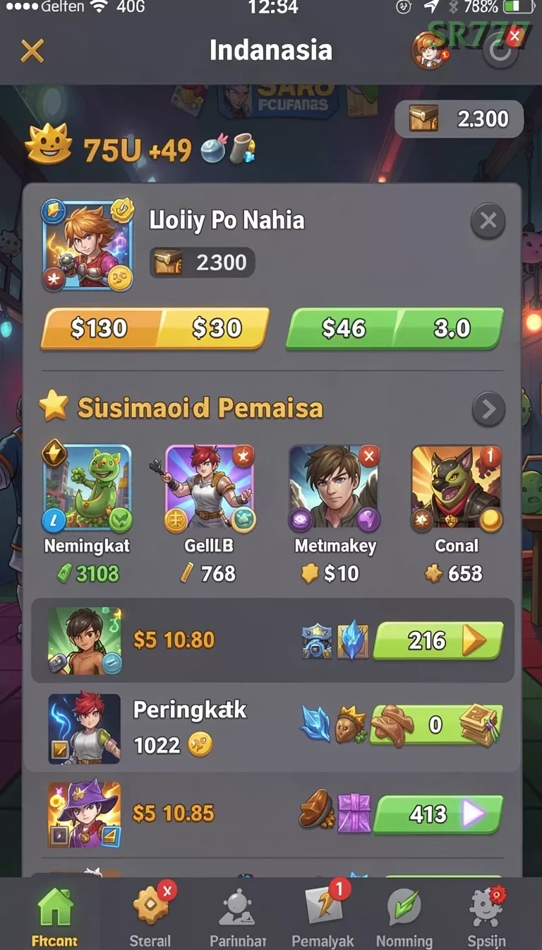 Cuplikan layar D200M — halaman utama